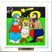 František R. Čech - Svatá rodina - originál 